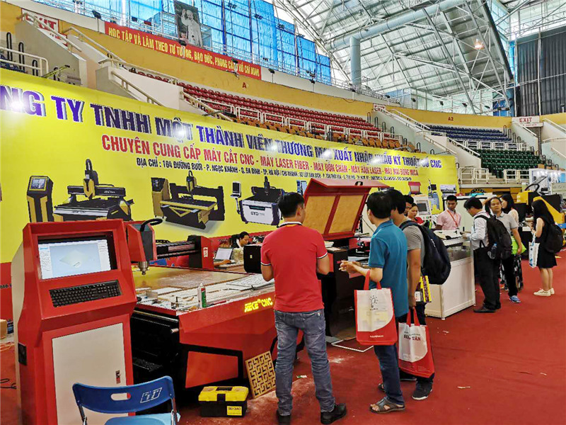 廣天地數(shù)控參加2018年8月越南展會